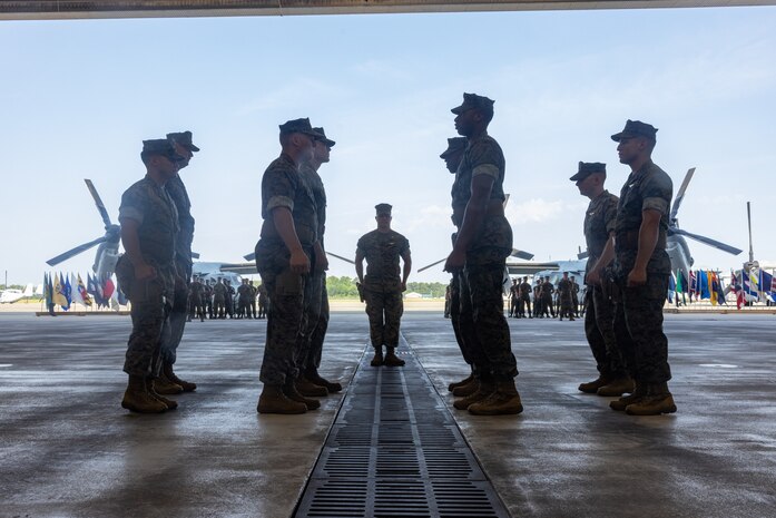 Marine Medium Tiltrotor Squadron 263 Change of Command Ceremony