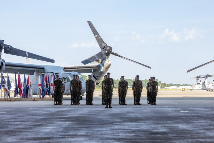 Marine Medium Tiltrotor Squadron 263 Change of Command Ceremony