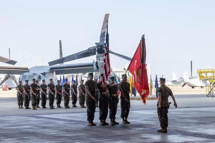 Marine Medium Tiltrotor Squadron 263 Change of Command Ceremony