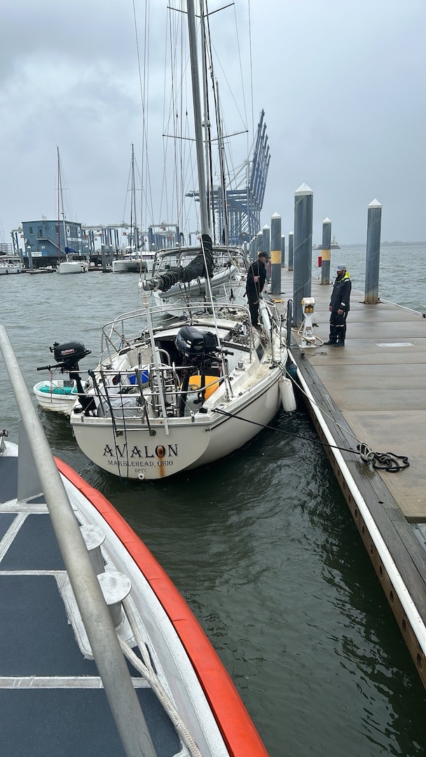 Coast Guard assists 82-year-old man aboard sailing vessel during Tropical Storm Debby