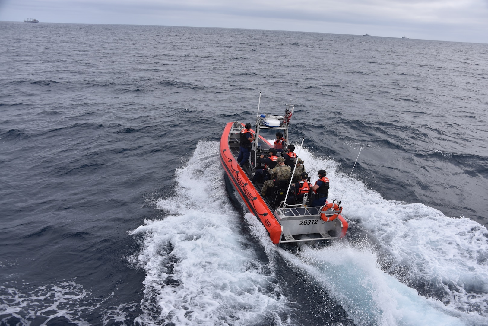 The U.S. Coast Guard joined coast guards and navies from 13 nations, between June 24 and July 9, in an exercise hosted by Ecuador to align international mission priorities seeking to ensure the defense, security, multinational cooperation and governance of the maritime domain of the Eastern Pacific Ocean. (U.S. Coast Guard photo)