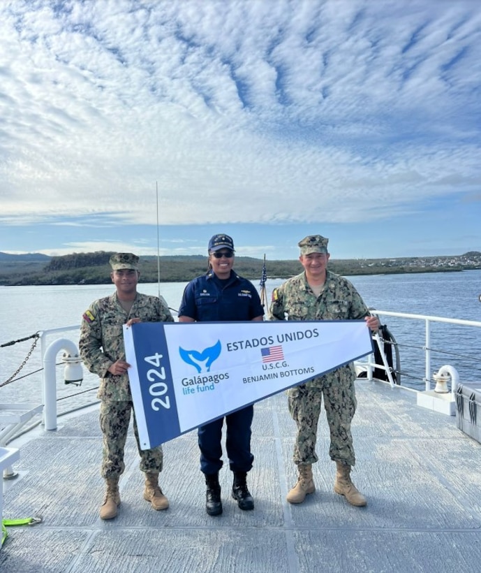 The U.S. Coast Guard joined coast guards and navies from 13 nations, between June 24 and July 9, in an exercise hosted by Ecuador to align international mission priorities seeking to ensure the defense, security, multinational cooperation and governance of the maritime domain of the Eastern Pacific Ocean. (U.S. Coast Guard photo)