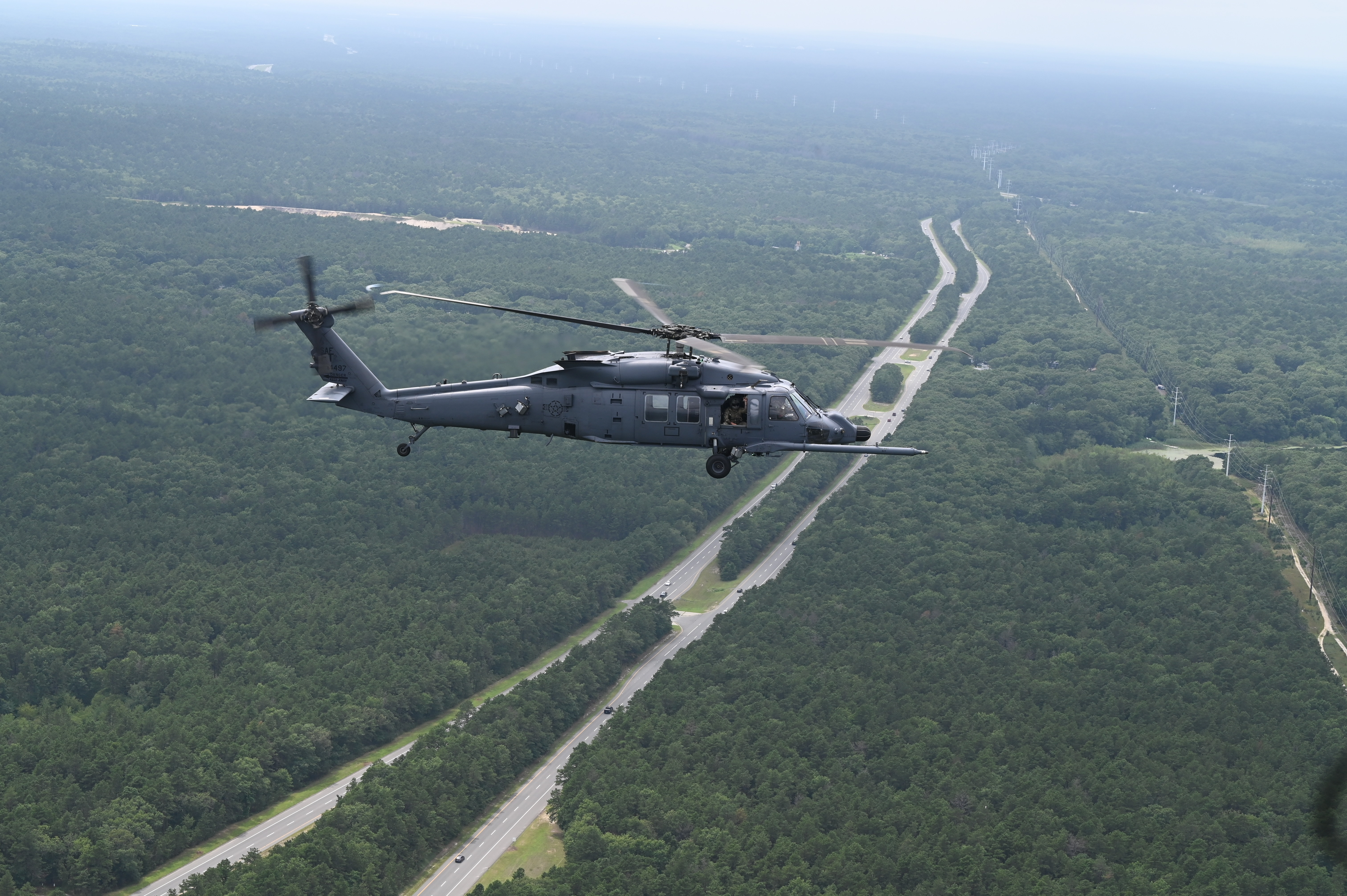 106th Rescue Wing's 1st HH-60W Jolly Green II Takes Flight