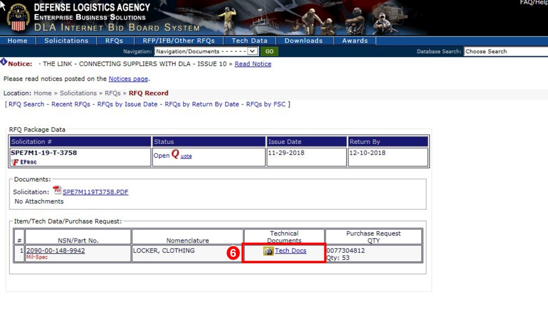 Click on "Tech Docs" to access the cFolders site.