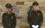 U.S. Army Pfc. Manuel Talamantes (left) and Spc. Shane Valadez, Colorado National Guard Funeral Honors Team are credited with saving a life when they responded to a traffic accident in Colorado Springs, Colorado, June 14, 2024. Talamentes, a combat medic assigned to the 928th Area Medical Support Company, is also a civilian emergency medical technician. (Photo courtesy Colorado National Guard Funeral Honors Team)