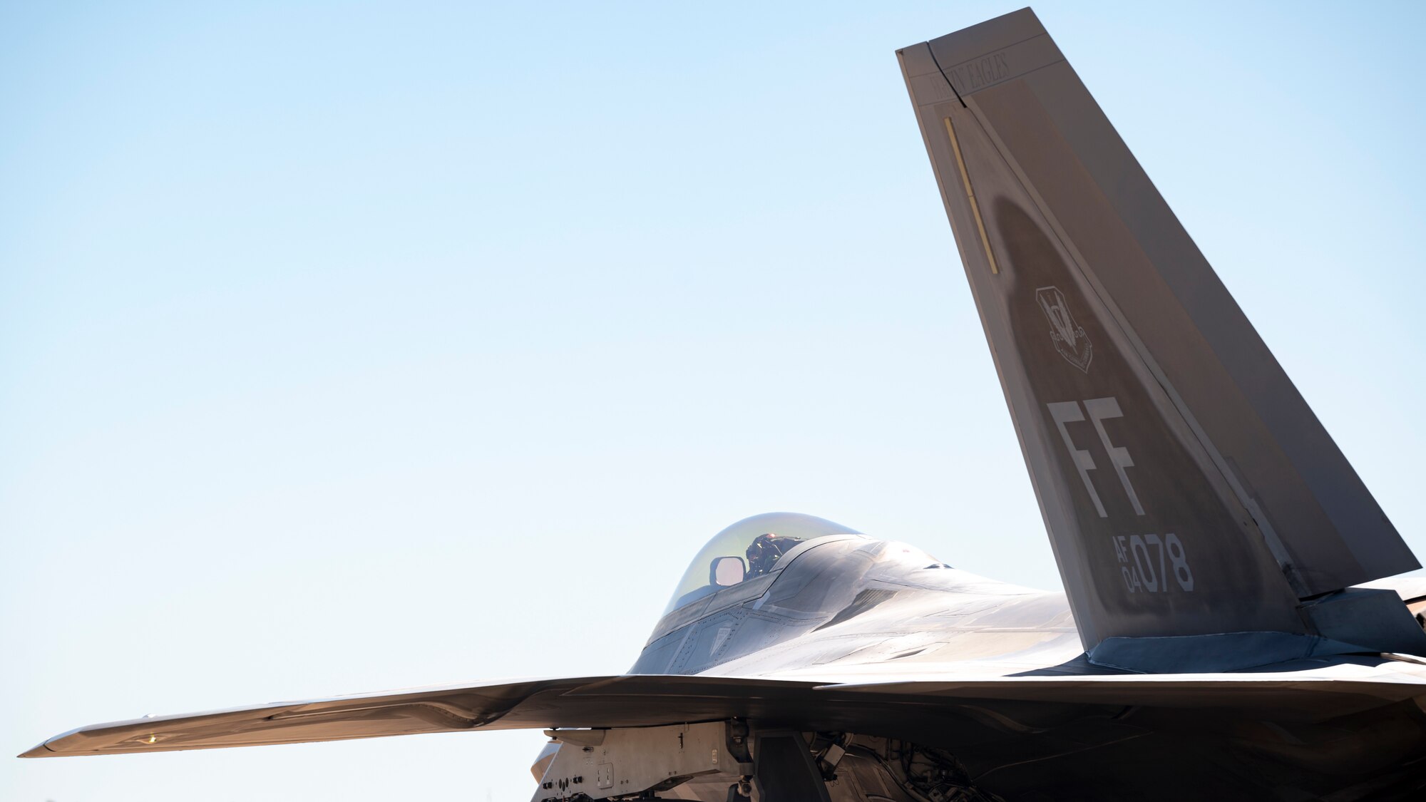 Photo of a U.S. Air Force F-22A Raptor