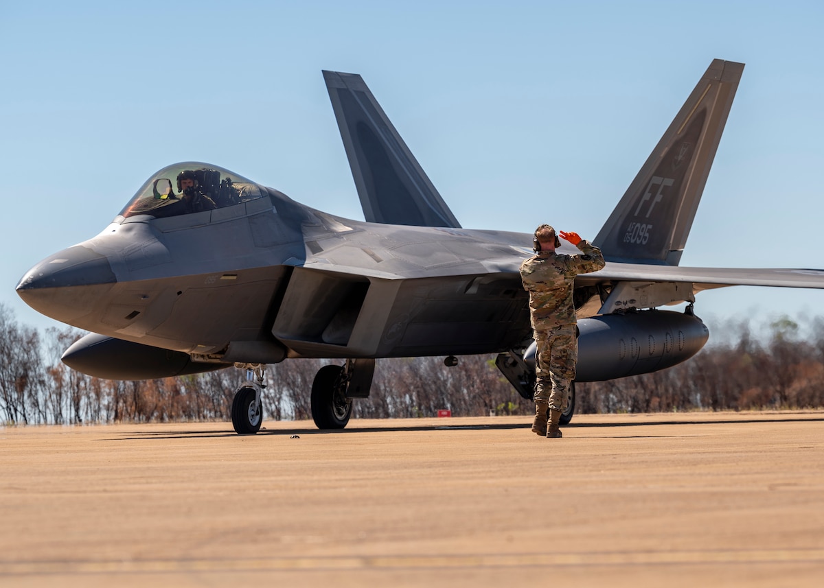 Photo of a U.S. Air Fore F-22A Raptor