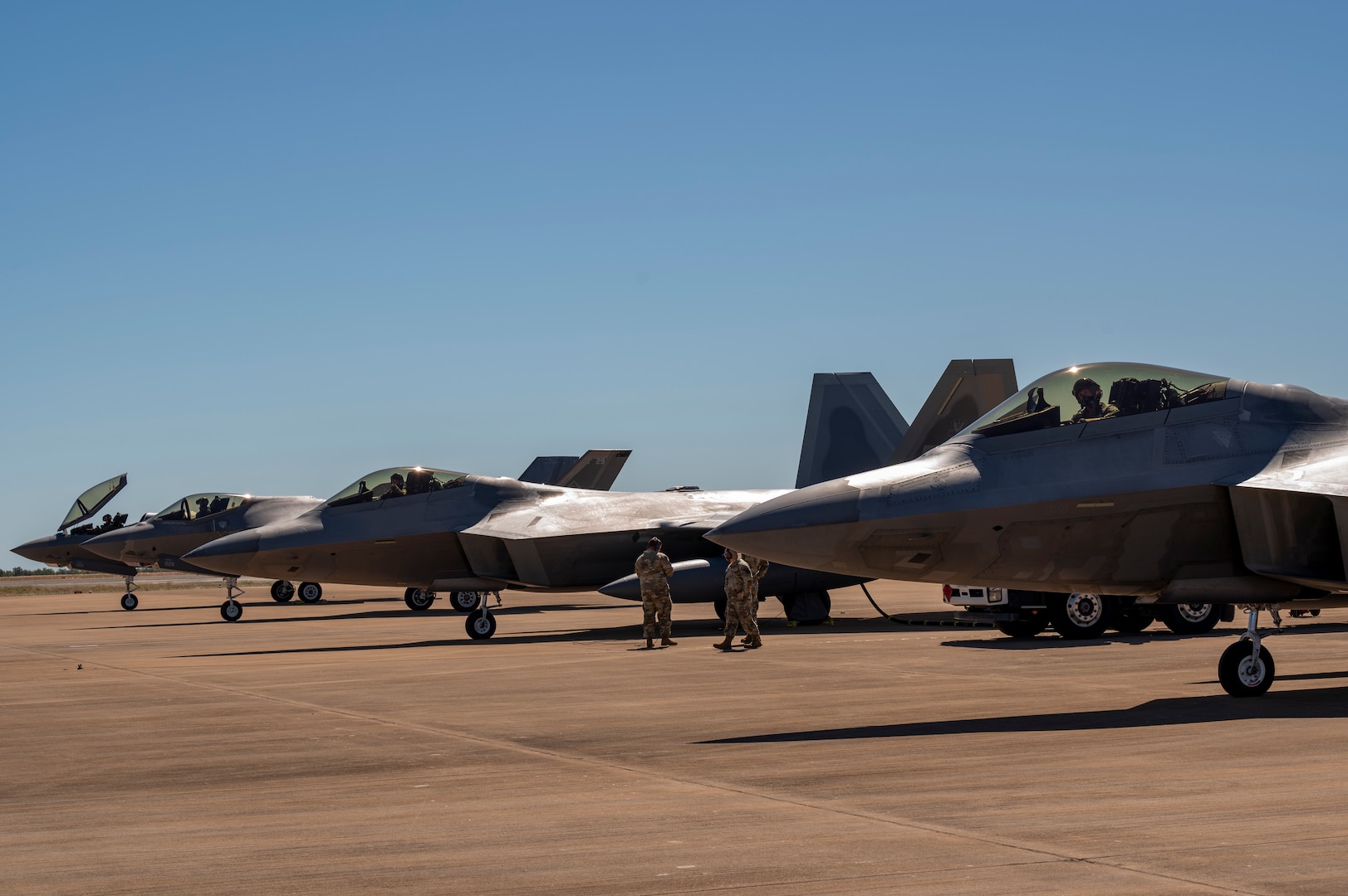 Photo of Aircraft on a flightline