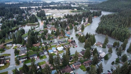 The Alaska National Guard is assisting with flood recovery and cleanup after an outburst flood from the Mendenhall Glacier Aug. 6, 2024, caused major flooding in the Mendenhall Glacier Basin. Multiple homes and roads were inundated.