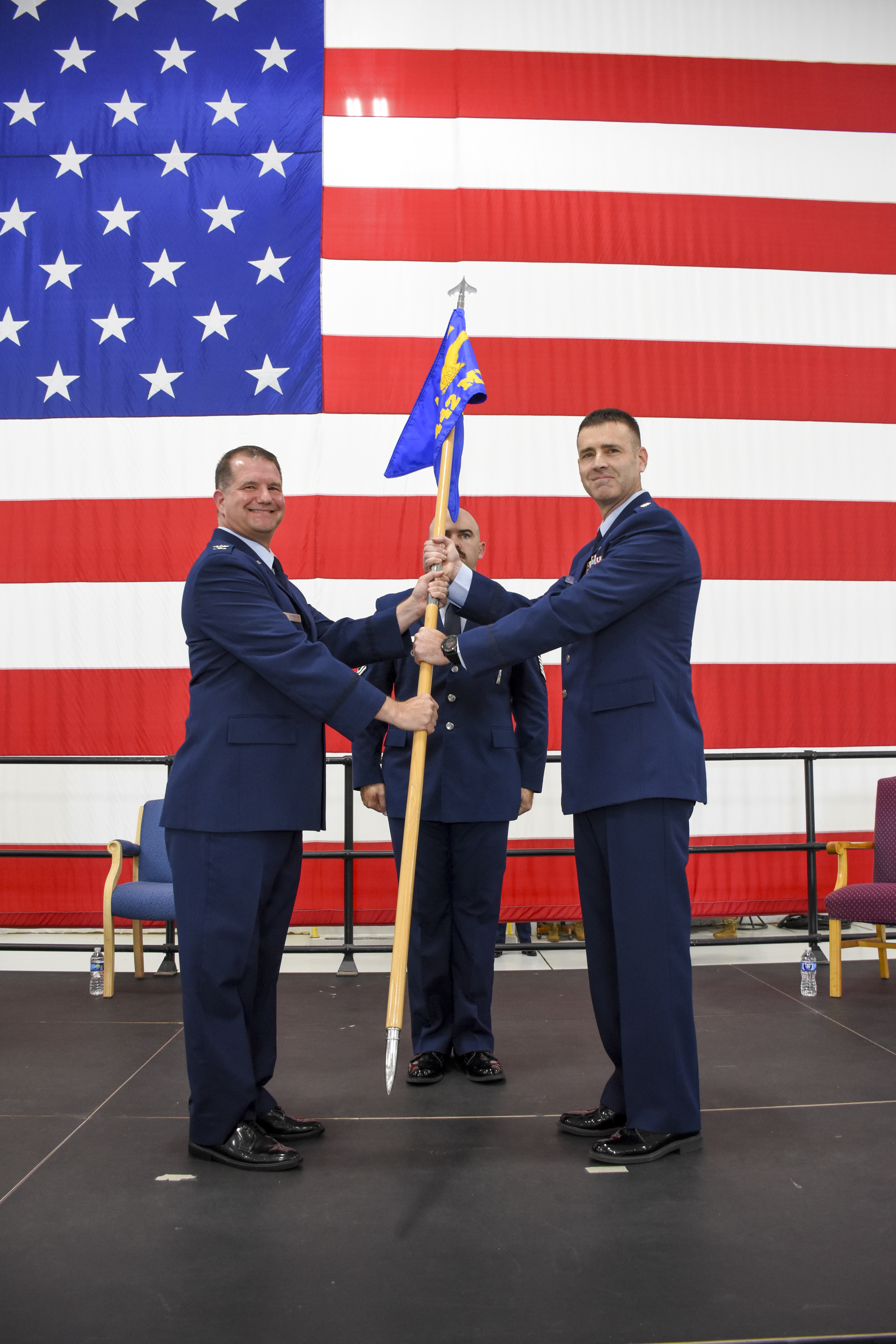 Lt. Col. James Chevalier assumes command of 442 MXG > 442d