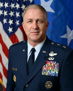 Official portrait of U.S. Air Force Major General Mark H. Slocum