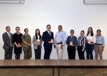 JOINT BASE SAN ANTONIO-FORT SAM HOUSTON – (Aug. 8, 2024) – Five student interns enrolled in the Office of Naval Research’s Naval Research Enterprise Internship Program (NREIP) presented their research to mentors, scientists and staff assigned to Naval Medical Research Unit (NAMRU) San Antonio at Willis Hall.  Cecilia Shuler, Saeha Lee, Meili Jensen, Matthew Byrne, Victoria Capobianco took part in the 10-week program which places college and university students in Department of Navy laboratories where they take part in real Naval research during the summer. NREIP places college and university students in the Department of the Navy laboratories where they take part in real Naval research for ten weeks during the summer. NREIP gives academically talented college students, graduating seniors, and graduate students pursuing STEM careers the opportunity to learn about Naval research and technology while receiving first-class mentoring by top scientists and engineers. NAMRU San Antonio is one of the leading research and development laboratories for the U.S. Navy under the Department of Defense (DoD) and is one of eight subordinate research commands in the global network of laboratories operating under the Naval Medical Research Command in Silver Spring, Md.  Its mission is to conduct gap driven combat casualty care, craniofacial, and directed energy research to improve survival, operational readiness, and safety of DoD personnel engaged in routine and expeditionary operations. (U.S. Navy photo by Burrell Parmer, NAMRU San Antonio Public Affairs/Released)