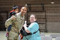 Approximately 100 Soldiers of “Bison” Company, as they are affectionally known, returned after a nine-month deployment to Kuwait as part of Operation Spartan Shield.