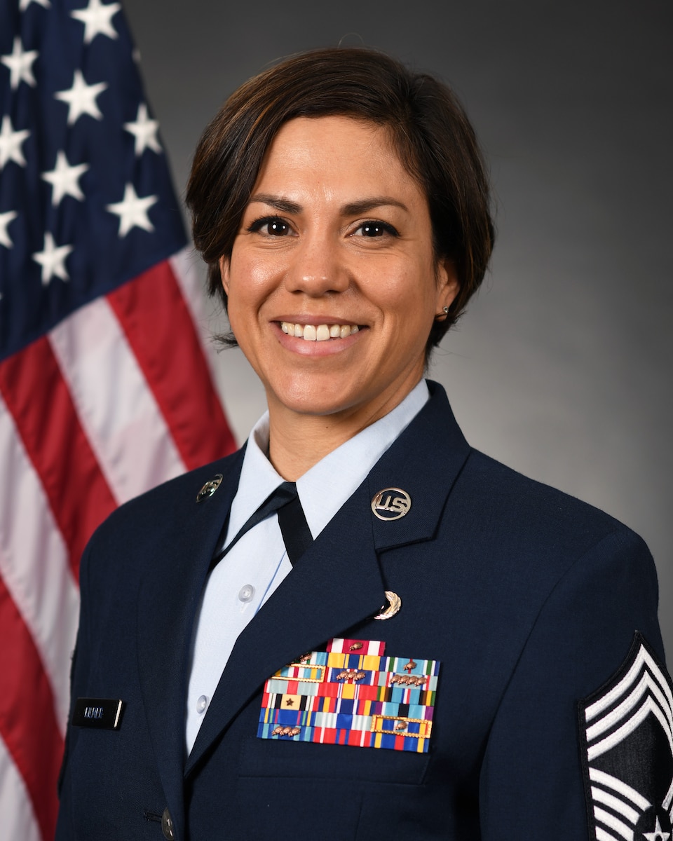 official photo of CMSgt Vanessa Kilmer