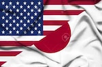 Image of combined US and Japan flags.