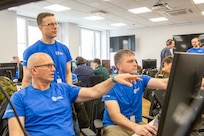 Maryland National Guard Airmen participated in a cybersecurity exercise at the NATO Cooperative Cyber Defence Centre of Excellence with their Estonian and French partners Aug. 11, 2024. Locked Shields 2024, the world’s largest live-fire cyber defense exercise, is designed to highlight the global community’s commitment to combating cyber threats.