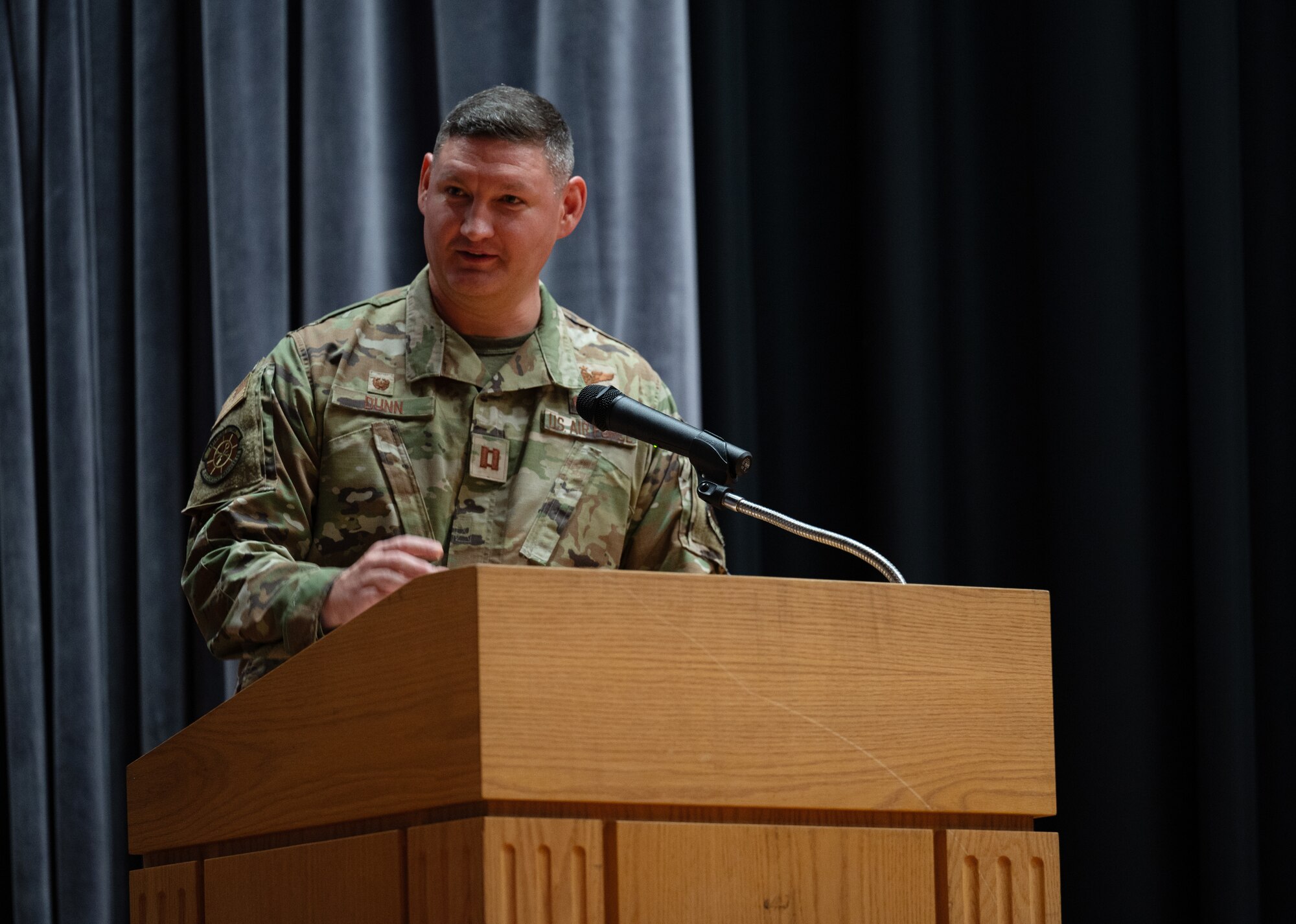 Dunn receives command