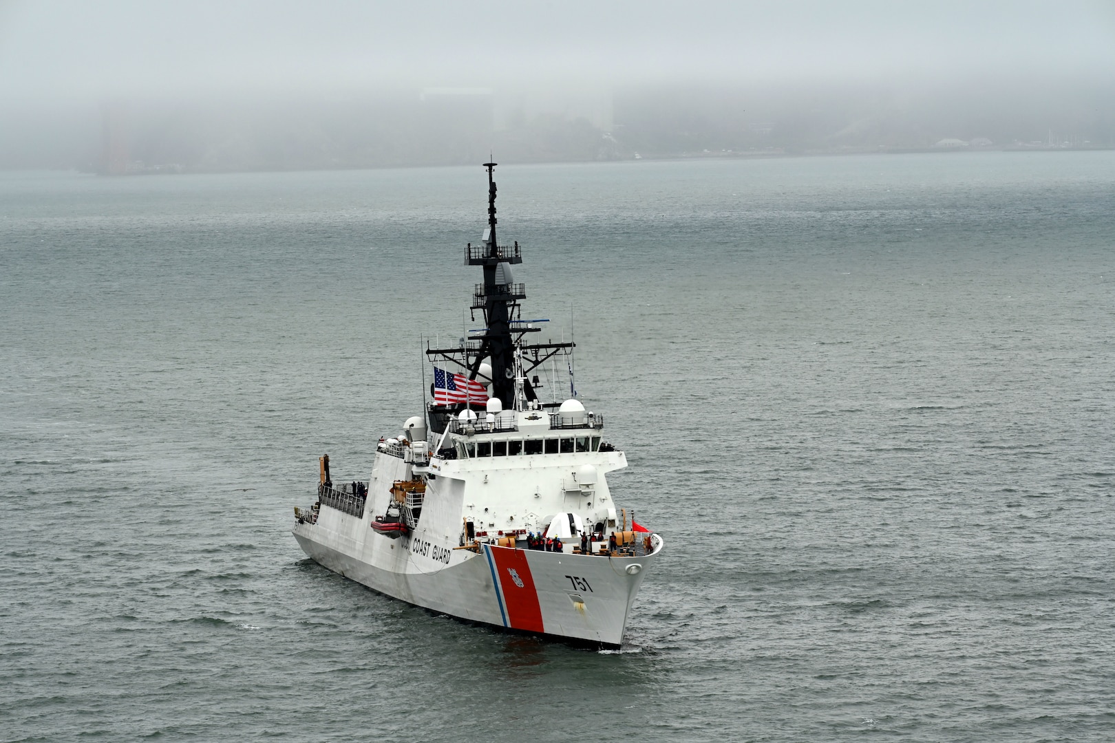 The U.S. Coast Guard Cutter Waesche (WSML 751) crew members reunite with family, friends and loved ones after returning to their Base Alameda, California, home port, Aug. 11, 2024, following a 120-day Indo-Pacific patrol. The Waesche participated in various engagements, exercises, and events throughout their deployment. U.S. Coast Guard photo by Chief Petty Officer Matthew Masaschi.