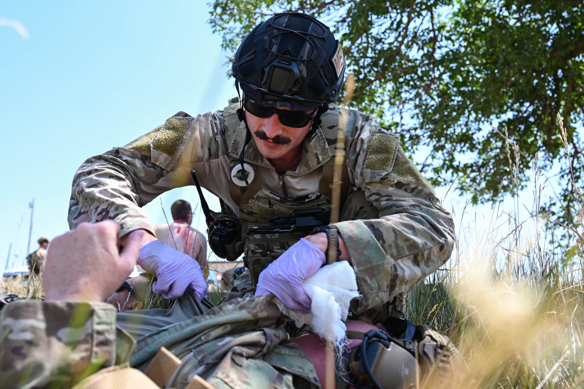 Ellsworth fosters collaboration during mass casualty exercise, conducts medical evacuation training with Local Army National Guard