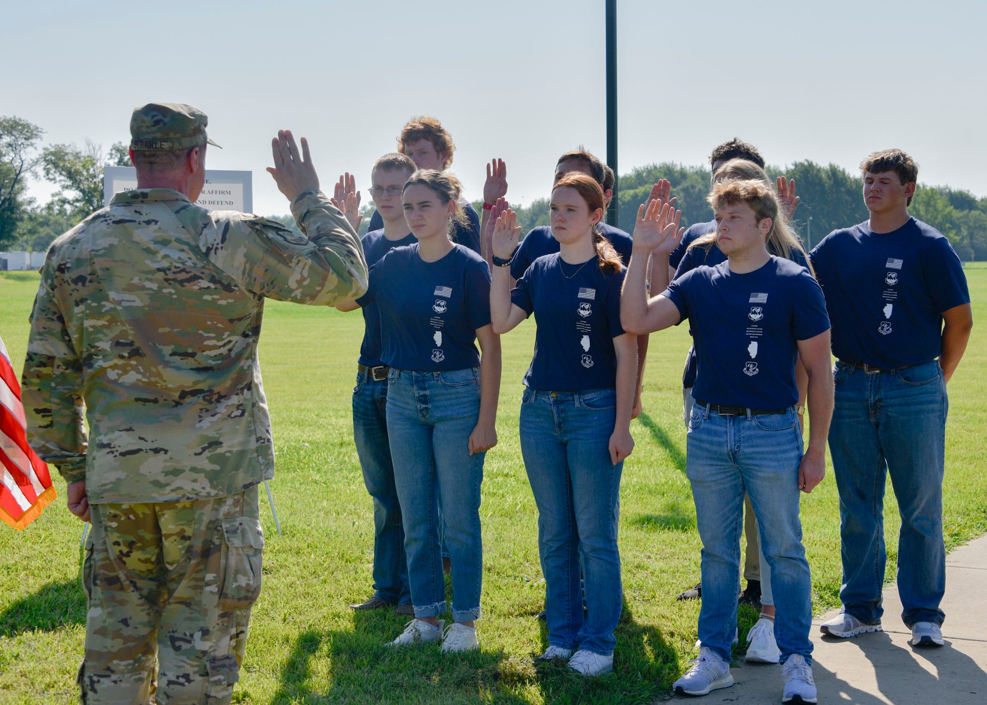 Photos from recent mass enlistment ceremony.