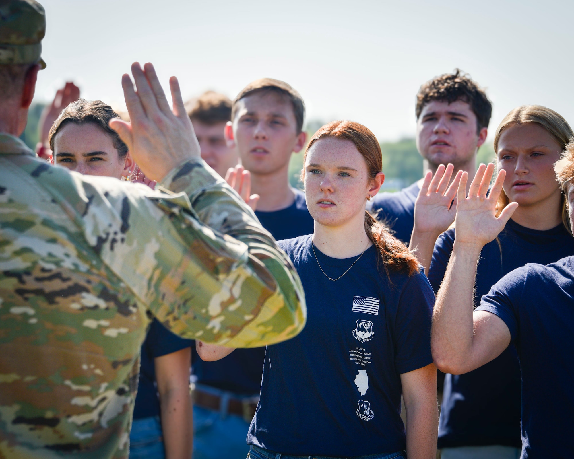 Photos from recent mass enlistment ceremony.