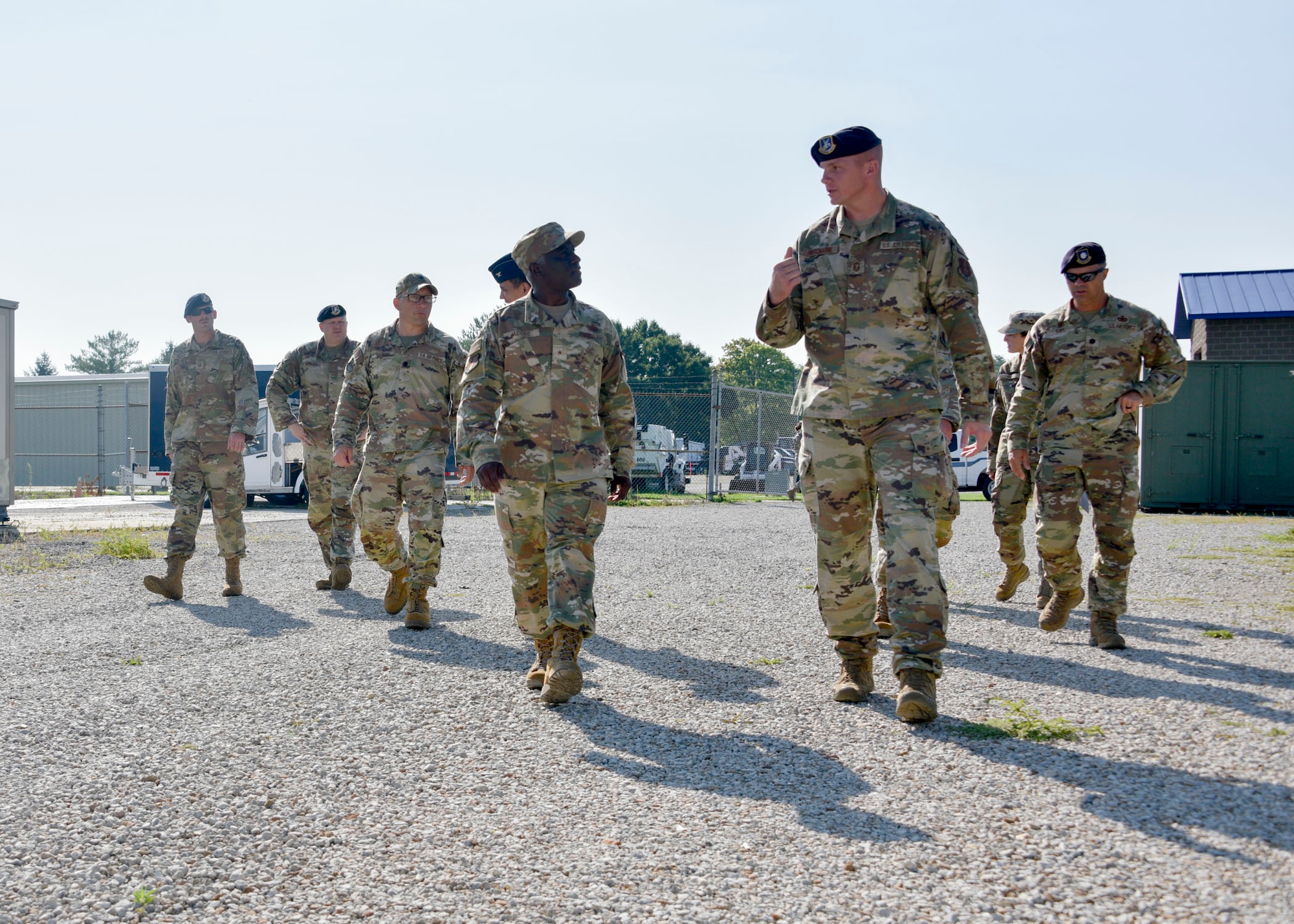 Photo from the recent Brig. Gen. Kevin Jacobs, Chief of Staff – Air, Joint Force Headquarters visit.