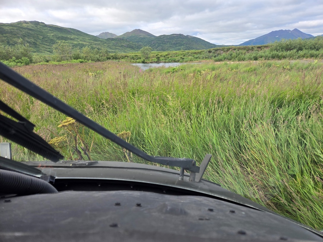 Alaska Army National Guard aviators with Alpha Company, 1-168th General Support Aviation Battalion, operating a UH-60L Black Hawk helicopter out of Bethel, Alaska, helped rescue an overdue rafter in the vicinity of Goodnews Lake.