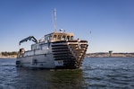 A team of divers from Code 760, Regional Dive Division, at Puget Sound Naval Shipyard & Intermediate Maintenance Facility, make their way to the Port Orchard, Washington, Marina, Aug 1, 2024, aboard their new dive boat. (U.S. Navy photo by Wendy Hallmark)