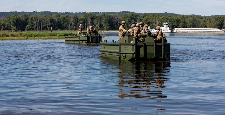 Army Reserve bridge company makes waves at annual training exercise