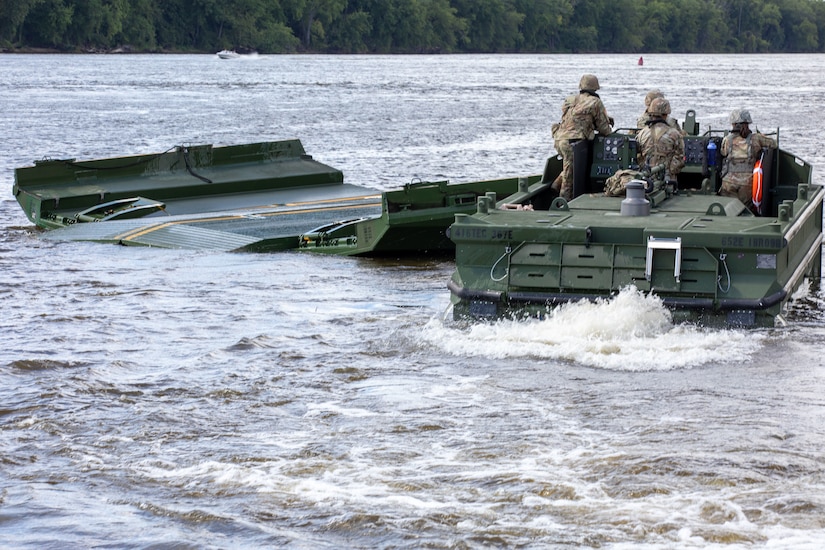 Army Reserve bridge company makes waves at annual training exercise