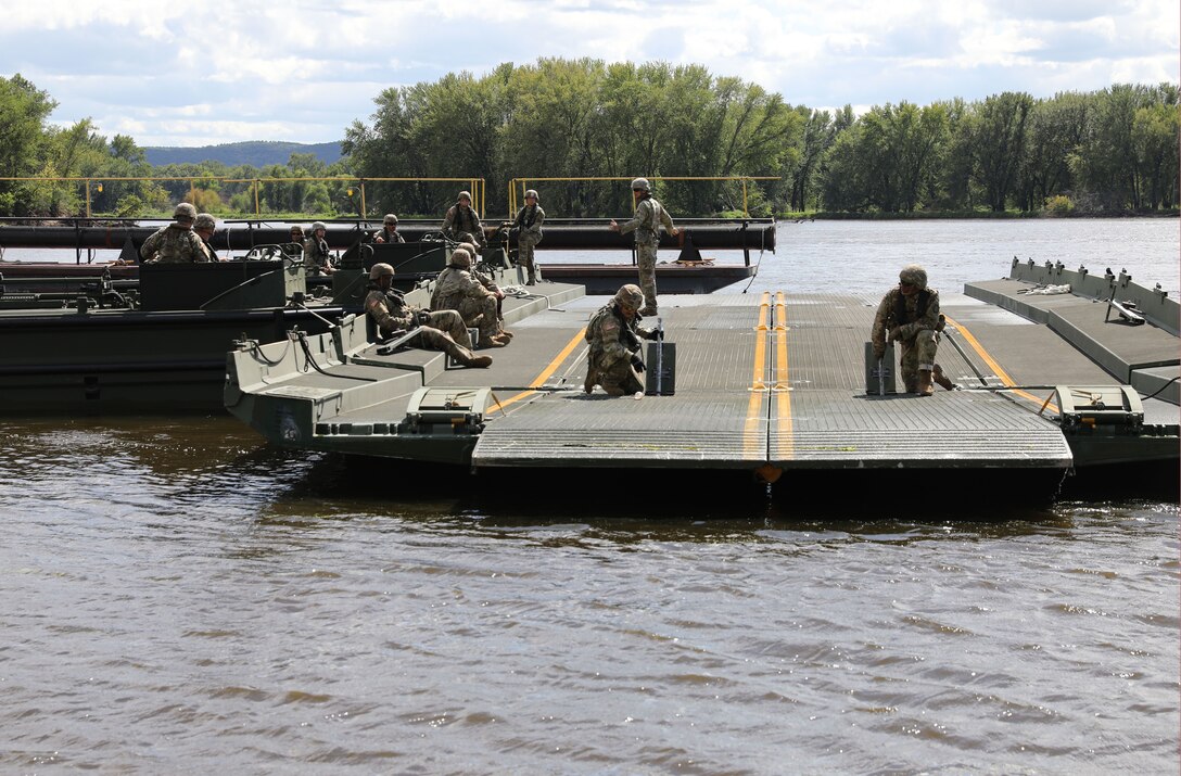 Army Reserve bridge company makes waves at annual training exercise