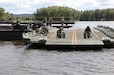 U.S. Army Reserve Soldiers from the 652nd Multi-role Bridge Company, based out of Hammond, Wisconsin, conduct bridging operations as part of the Combat Support Training Exercise (CSTX) 24-02, Fort McCoy, Wisconsin, on Aug. 10, 2024. The Army Reserve incorporates challenging, realistic training exercises that prepare Soldiers for a wide range of operational scenarios to ensure that they are ready to respond efficiently to all Army missions.