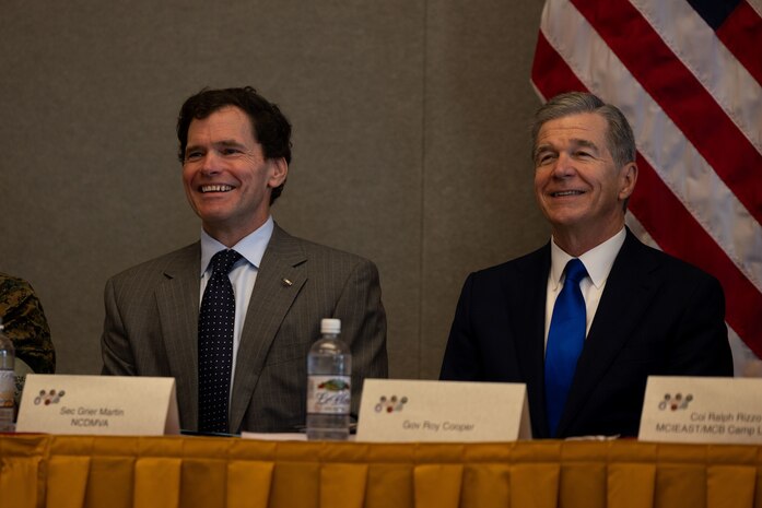 MCAS Cherry Point Hosts NC Gov. Cooper and NCCC