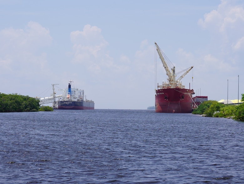 Port Tampa Bay is Florida's largest port in cargo tonnage and land area. It serves as a major cruise port and services a diverse mix of bulk, break-bulk, container commodities, and energy products that serve central Florida. The port contributes over $17 billion in economic impact, supporting over 85,000 jobs. (USACE Photo by Mark Rankin)