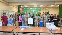 187th Medical Battalion gives back to community with back-to-school supply drive