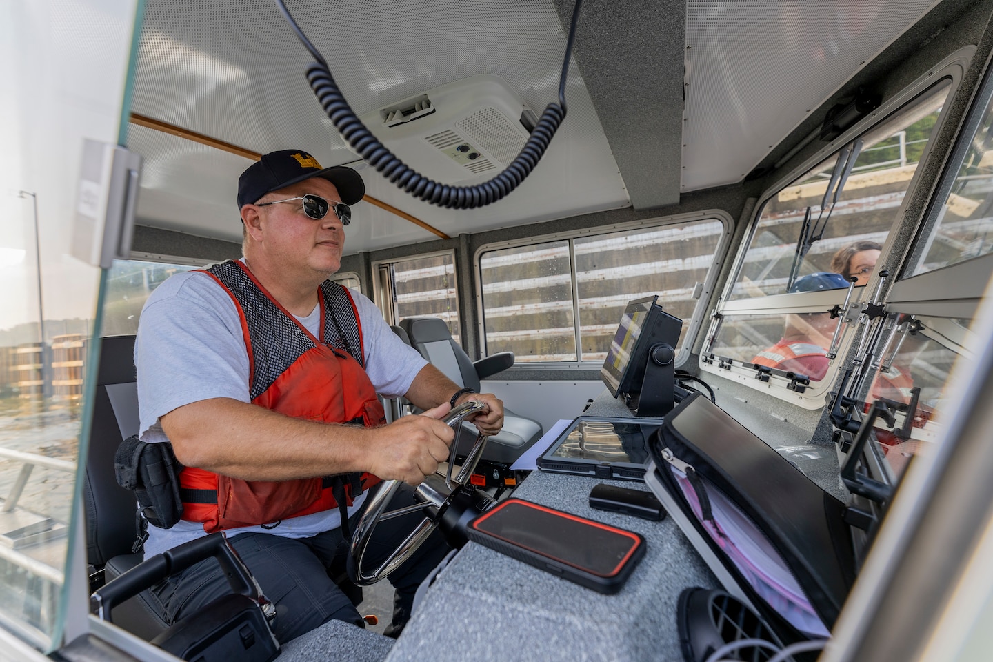 The U.S. Army Corps of Engineers Pittsburgh District conducted a shoreline survey to protect potential cultural resources. Cultural resources can include archaeological artifacts or historical sites.