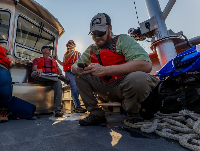 The U.S. Army Corps of Engineers Pittsburgh District conducted a shoreline survey to protect potential cultural resources. Cultural resources can include archaeological artifacts or historical sites.