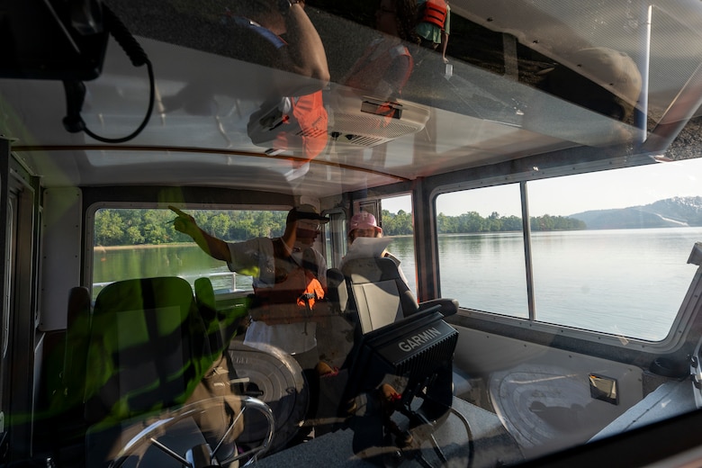 The U.S. Army Corps of Engineers Pittsburgh District conducted a shoreline survey to protect potential cultural resources. Cultural resources can include archaeological artifacts or historical sites.