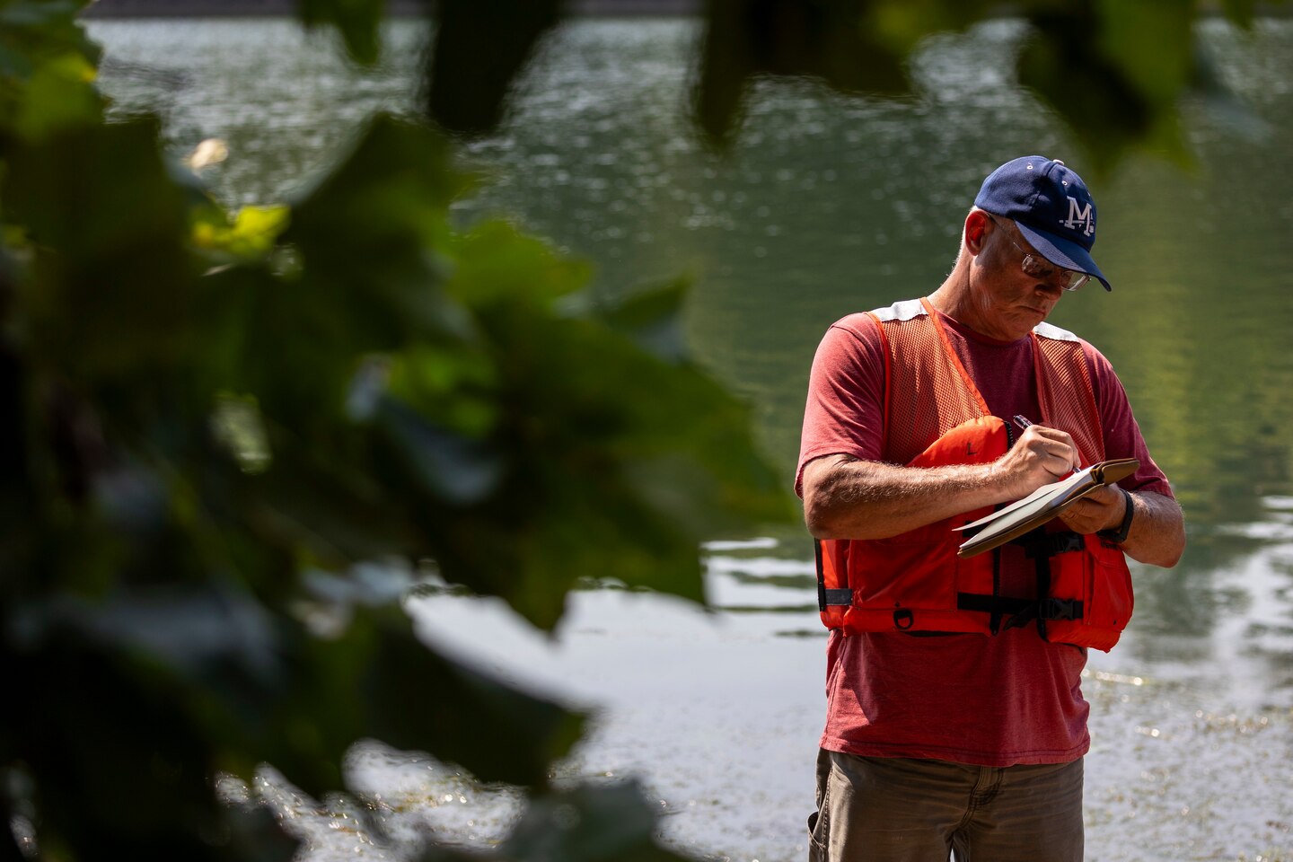 The U.S. Army Corps of Engineers Pittsburgh District conducted a shoreline survey to protect potential cultural resources. Cultural resources can include archaeological artifacts or historical sites.