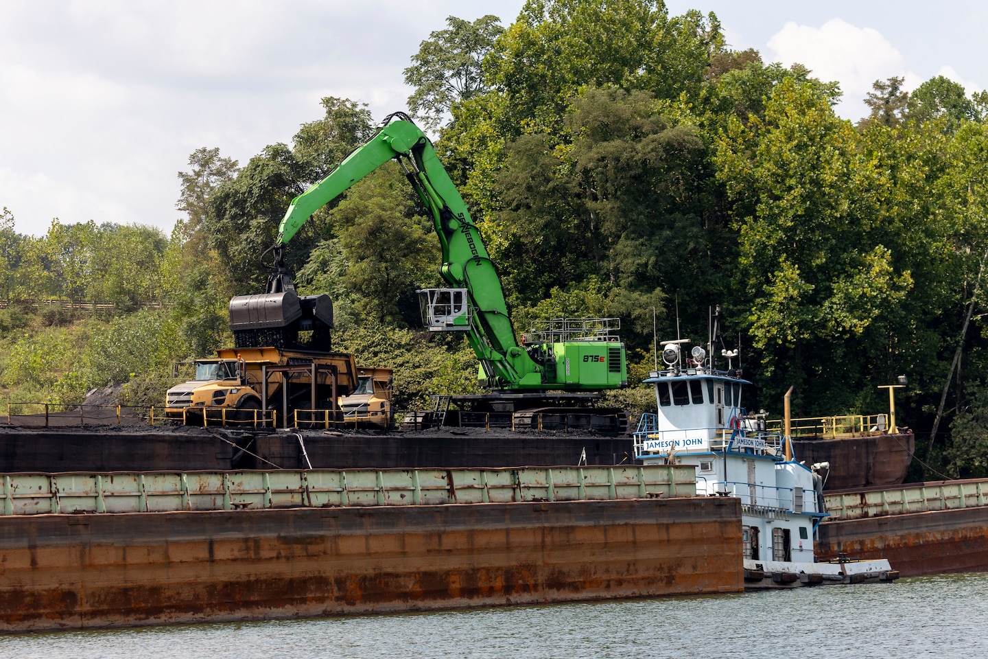 The U.S. Army Corps of Engineers Pittsburgh District conducted a shoreline survey to protect potential cultural resources. Cultural resources can include archaeological artifacts or historical sites.
