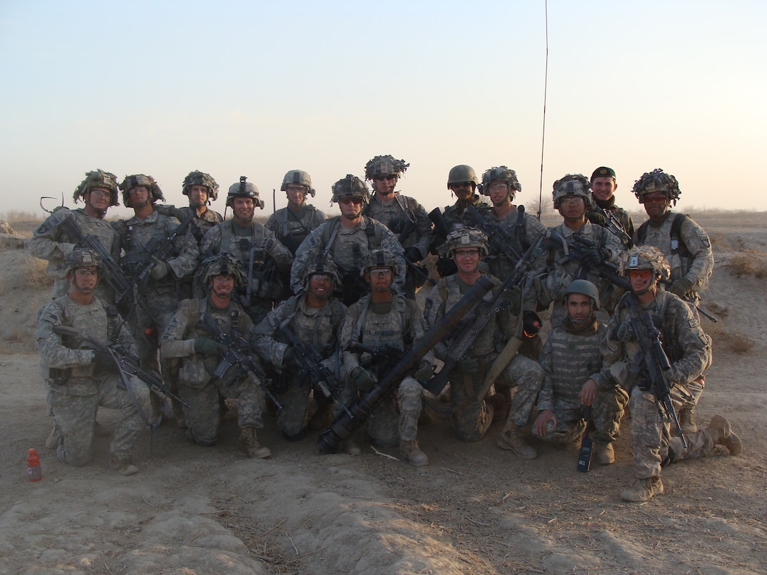 1st Lt. Cameron Kerr on deployment with 1st Platoon on 26 December 2010 in Kandahar.