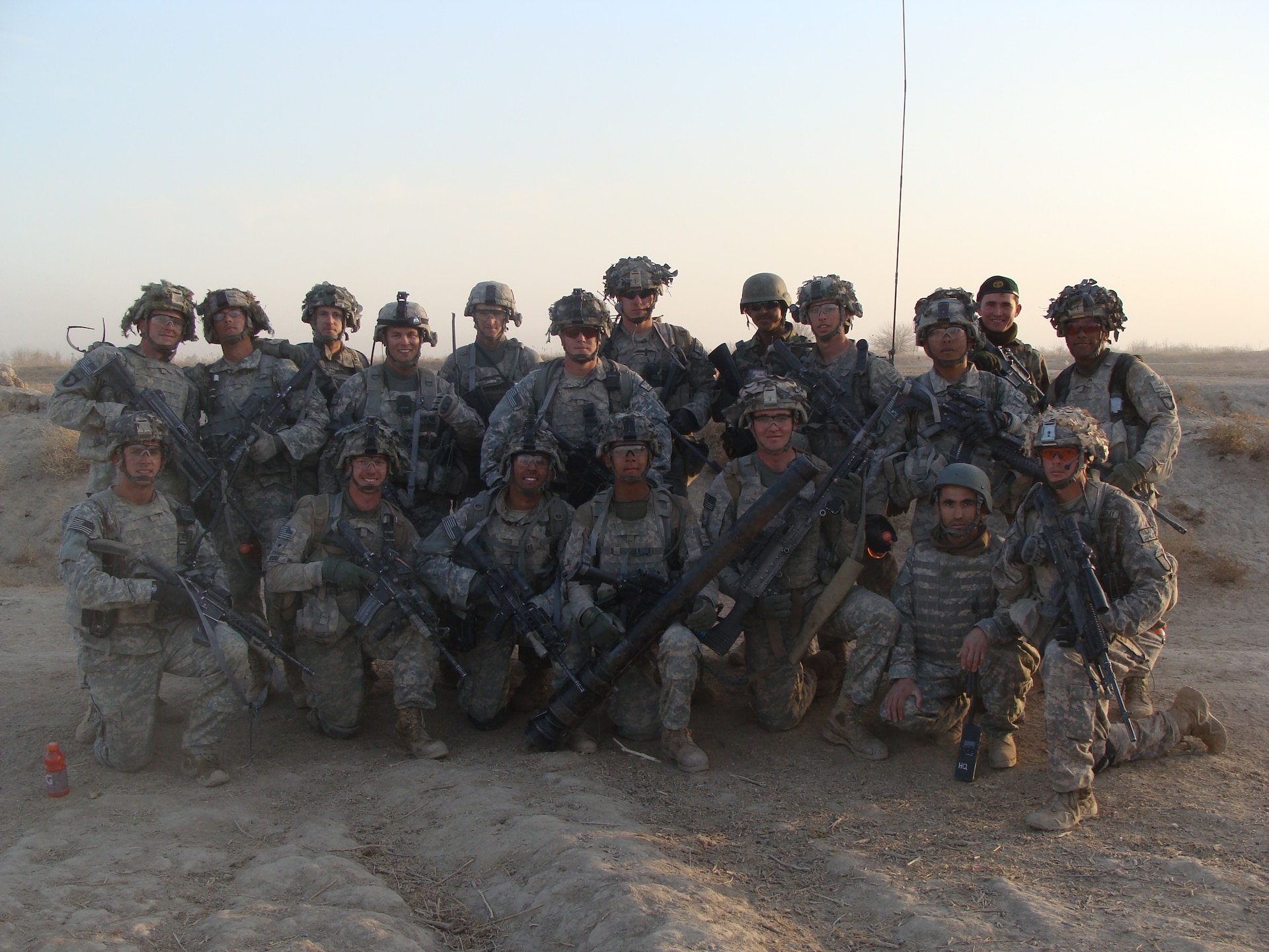 1st Lt. Cameron Kerr on deployment with 1st Platoon on 26 December 2010 in Kandahar.