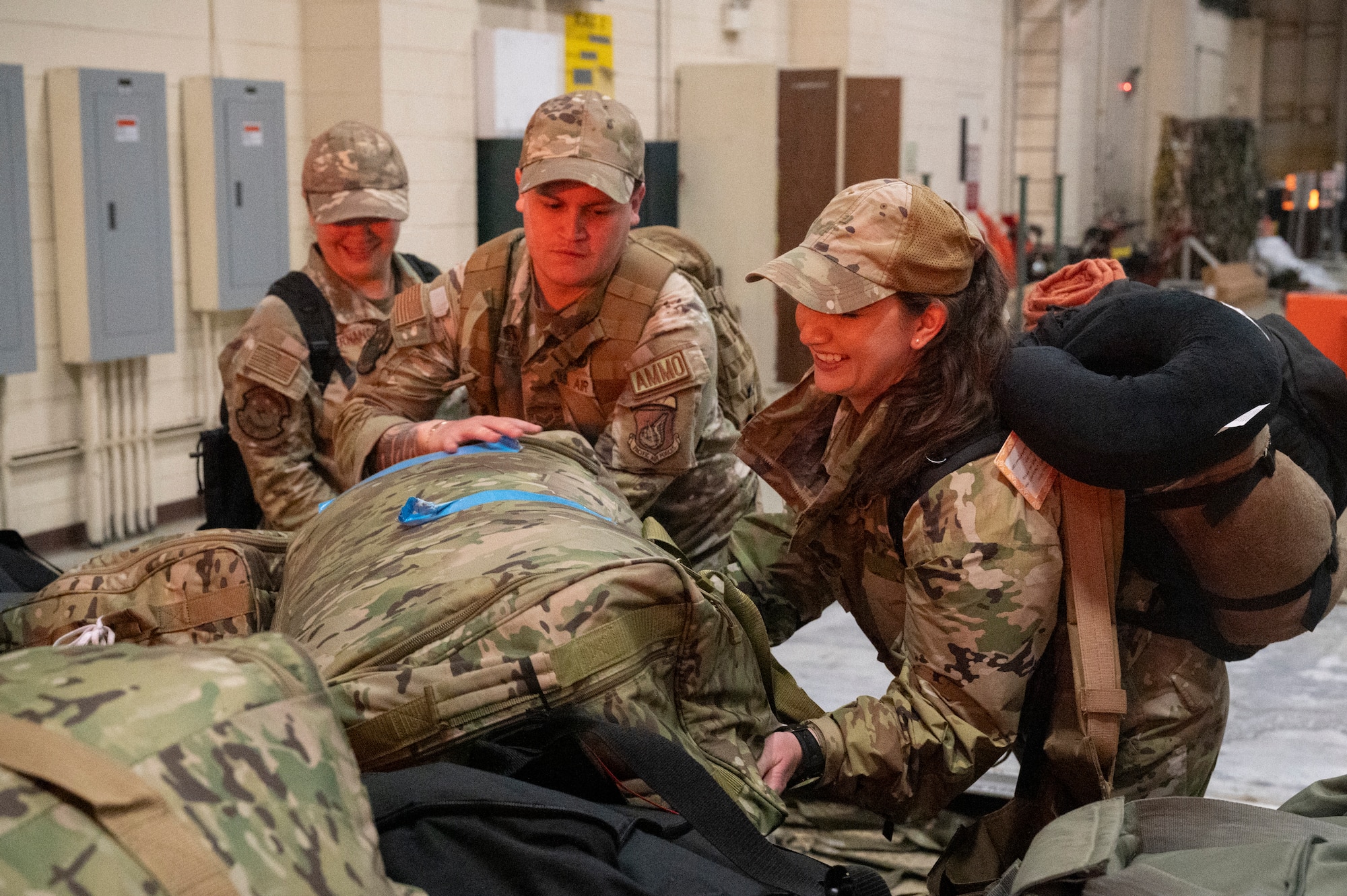 Members from the 3rd Wing and 477th Fighter Groups depart JBER to U.S. Central Command AOR