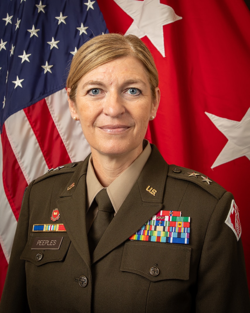 Photo of Major General Kimberly A. Peeples