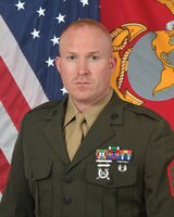 First Sergeant Bradley A. Wenk, Inspector-Instructor Unit Senior Enlisted Leader, Golf Company, 2d Battalion, 24th Marine Regiment