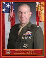 Lieutenant Colonel Phillip C. Drew, Commanding Officer, Marine Wing Communication Squadron-48