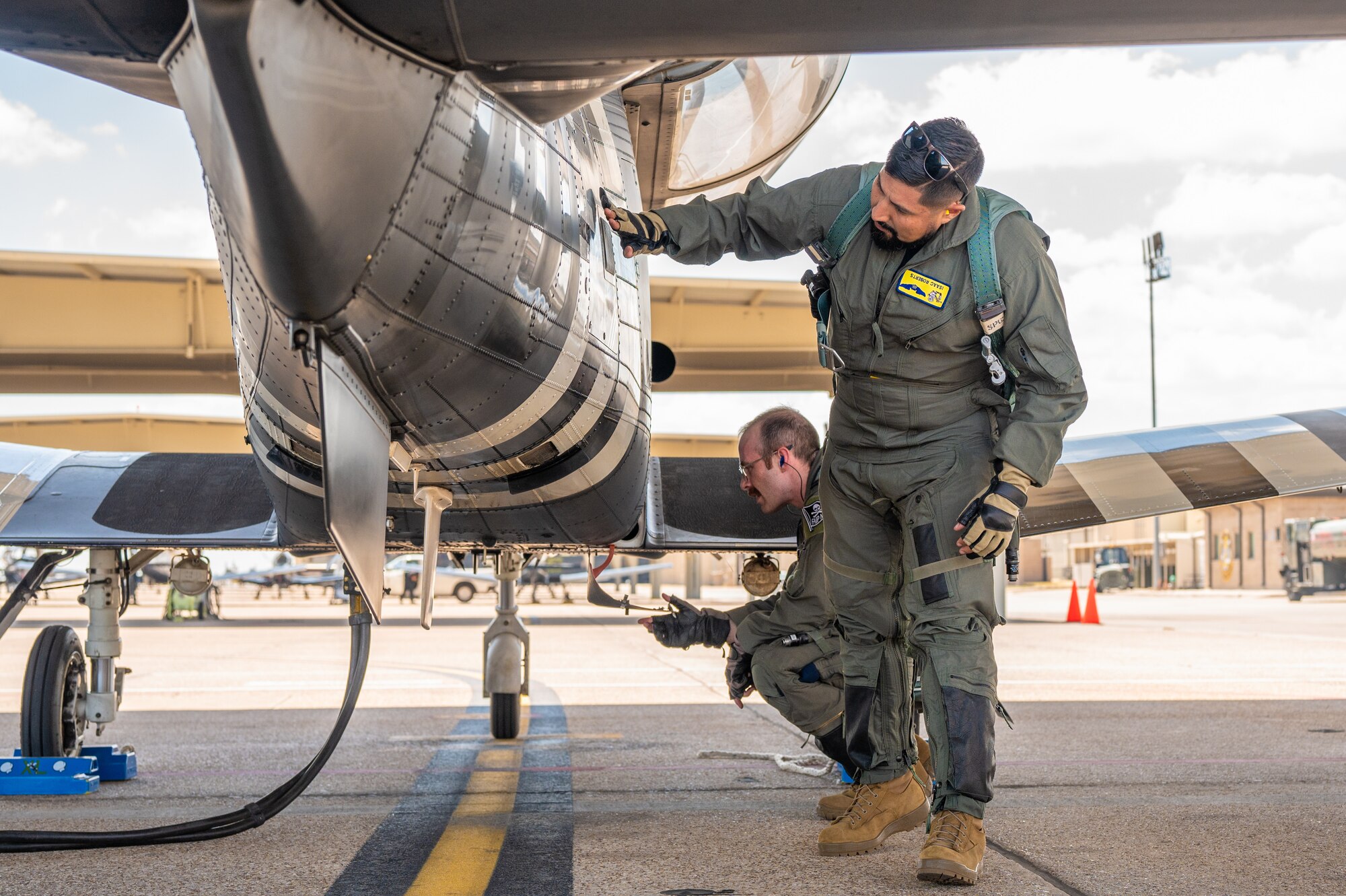 The 85th Flying Training Squadron (FTS), also known as the “Tigers”, recognized the hard work of the 85th FTS’s 2023 Maintainer of the Year by organizing an incentive flight, Aug. 9. 2024.