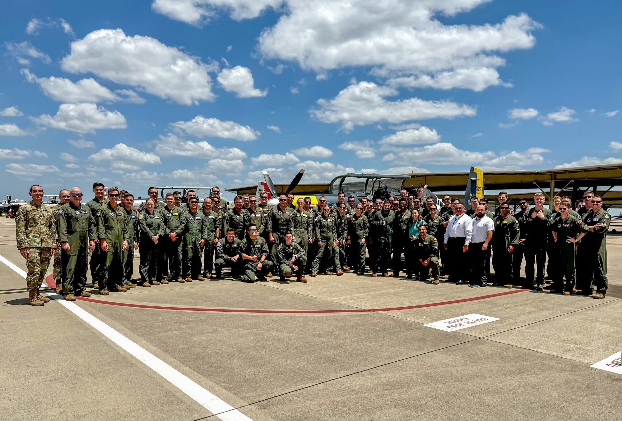 The 85th Flying Training Squadron (FTS), also known as the “Tigers”, recognized the hard work of the 85th FTS’s 2023 Maintainer of the Year by organizing an incentive flight, Aug. 9. 2024.