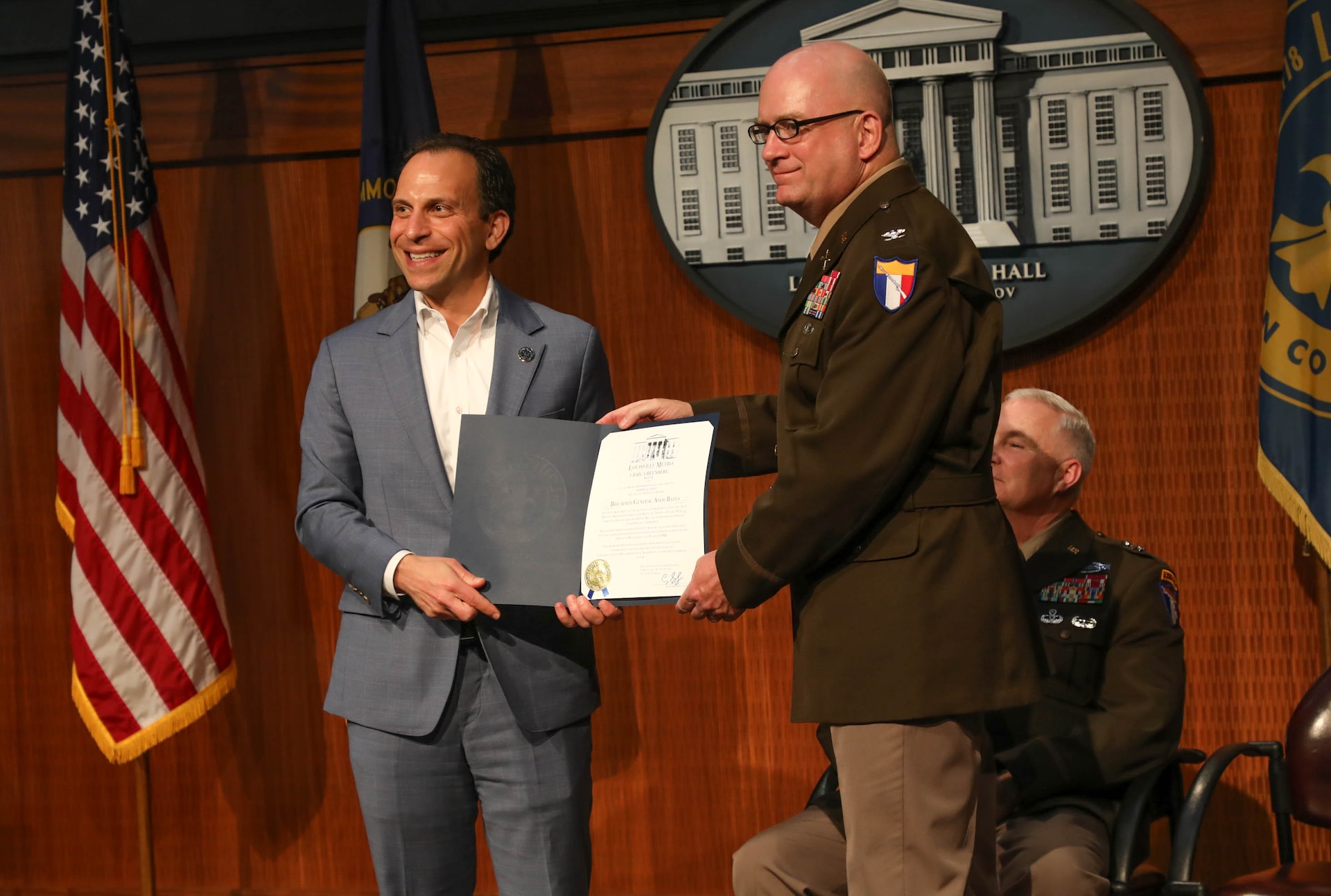 Bates has served 33 years in the Active Army and the National Guard and on the civilian side, his's worked for Louisville Metro Government for 26 years.