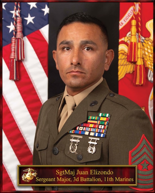 SgtMaj J.M. Elizondo > 1st Marine Division > Biography